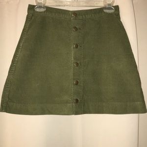 AA corduroy mini skirt
